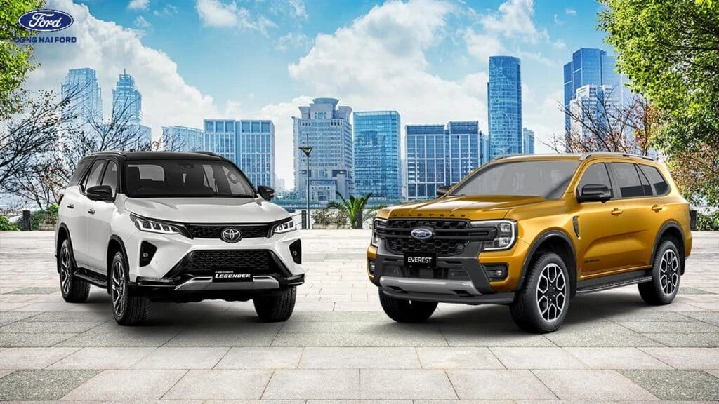 Đánh giá mức độ phù hợp khi lựa chọn giữa Ford Everest và Toyota Fortuner
