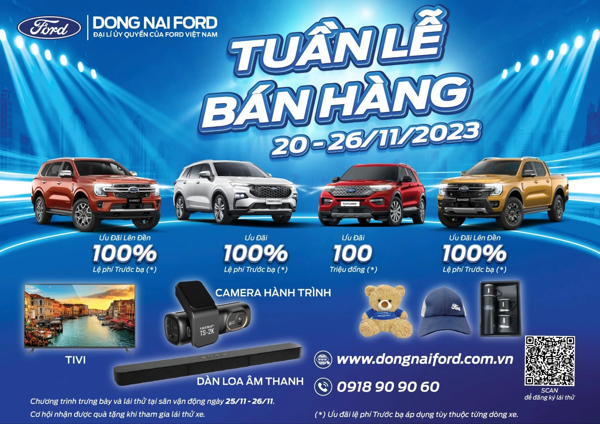 Tháng 11 này có gì “HOT” tại Đại Lý Đồng Nai Ford
